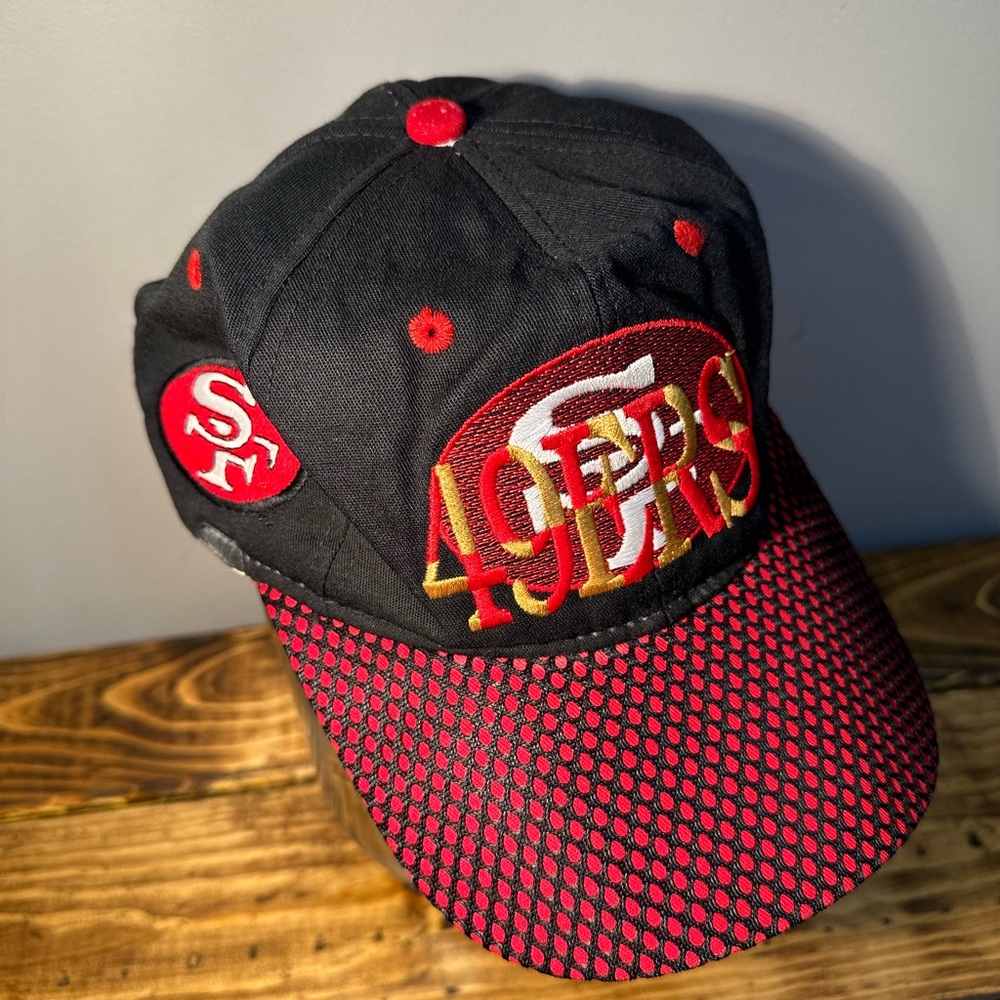 Vintage San Francisco 49ers #1 Apparel Snapback Hat Cap